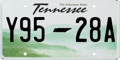 TN license plate Y9528A