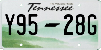 TN license plate Y9528G