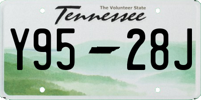 TN license plate Y9528J