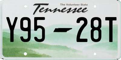 TN license plate Y9528T