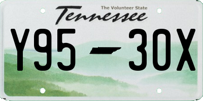 TN license plate Y9530X