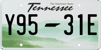TN license plate Y9531E