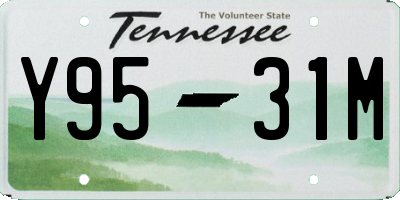 TN license plate Y9531M