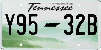 TN license plate Y9532B