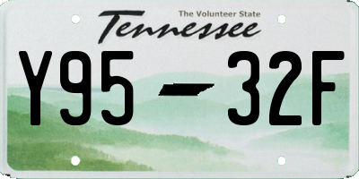 TN license plate Y9532F