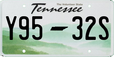 TN license plate Y9532S