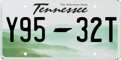 TN license plate Y9532T
