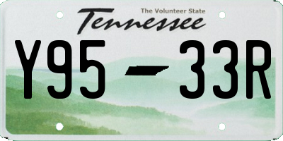 TN license plate Y9533R