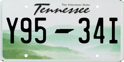 TN license plate Y9534I