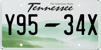 TN license plate Y9534X