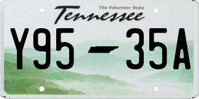 TN license plate Y9535A