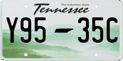 TN license plate Y9535C