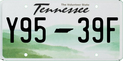 TN license plate Y9539F