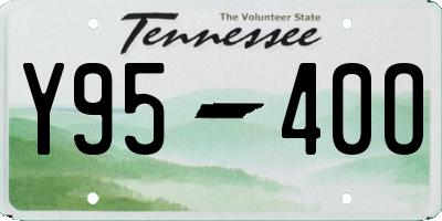 TN license plate Y9540O