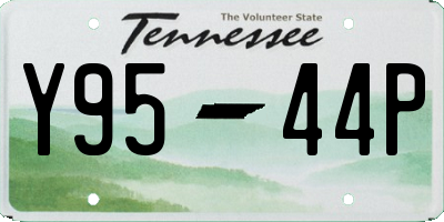 TN license plate Y9544P