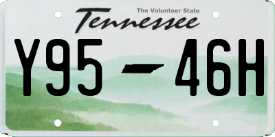 TN license plate Y9546H