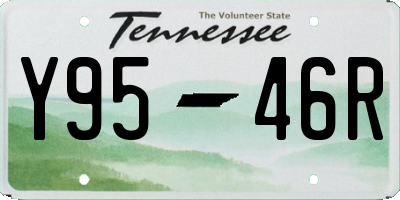 TN license plate Y9546R