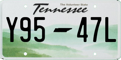 TN license plate Y9547L