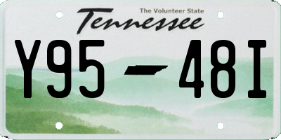 TN license plate Y9548I