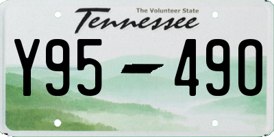 TN license plate Y9549O
