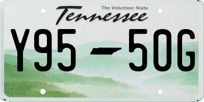 TN license plate Y9550G
