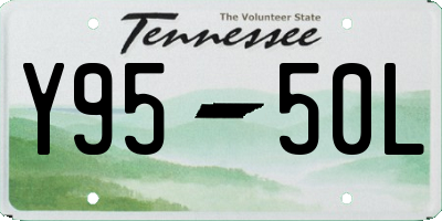 TN license plate Y9550L