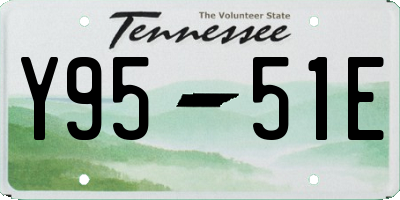 TN license plate Y9551E