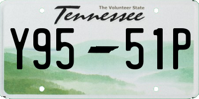 TN license plate Y9551P