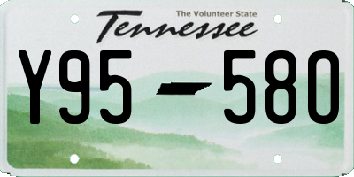 TN license plate Y9558O