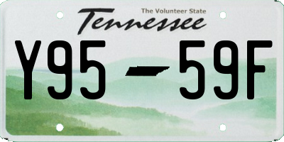 TN license plate Y9559F