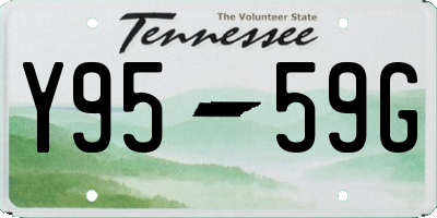 TN license plate Y9559G