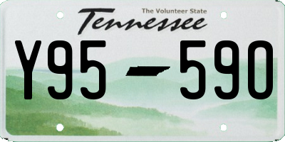 TN license plate Y9559O
