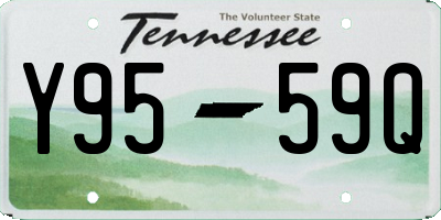 TN license plate Y9559Q