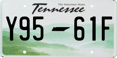 TN license plate Y9561F