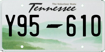 TN license plate Y9561O
