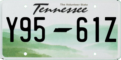 TN license plate Y9561Z