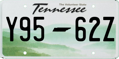 TN license plate Y9562Z