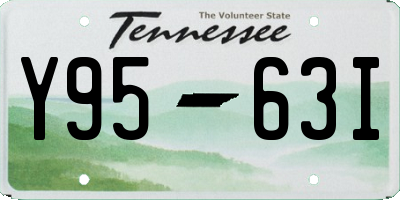 TN license plate Y9563I