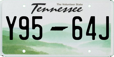 TN license plate Y9564J