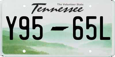 TN license plate Y9565L