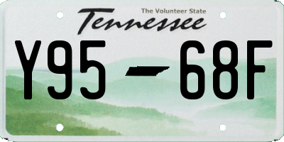 TN license plate Y9568F