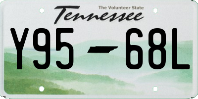 TN license plate Y9568L