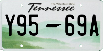 TN license plate Y9569A