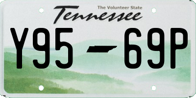 TN license plate Y9569P