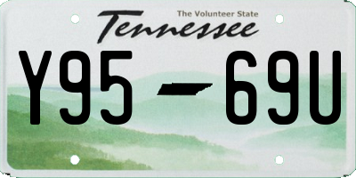 TN license plate Y9569U