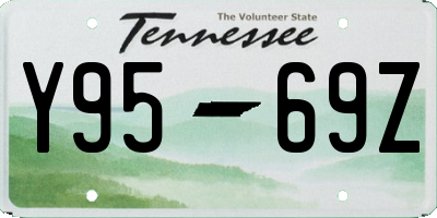 TN license plate Y9569Z