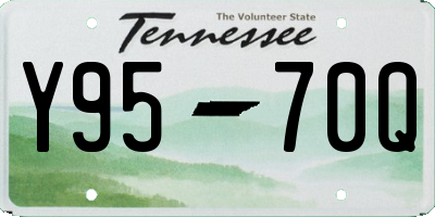 TN license plate Y9570Q