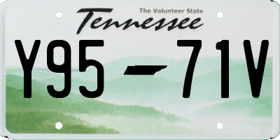 TN license plate Y9571V