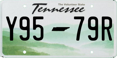 TN license plate Y9579R