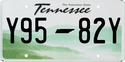 TN license plate Y9582Y